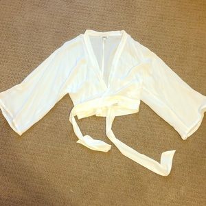 Express wrap blouse